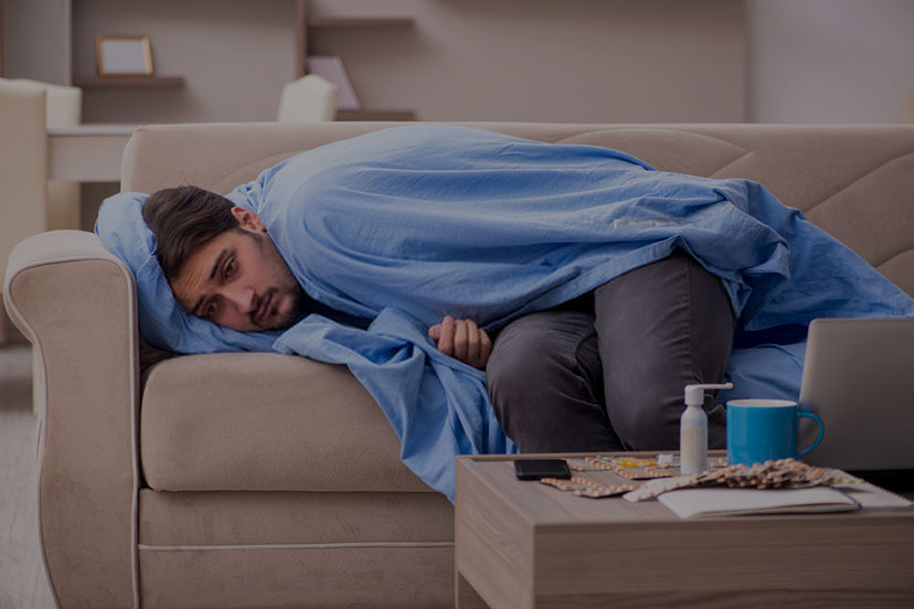 enfermo de vacaciones